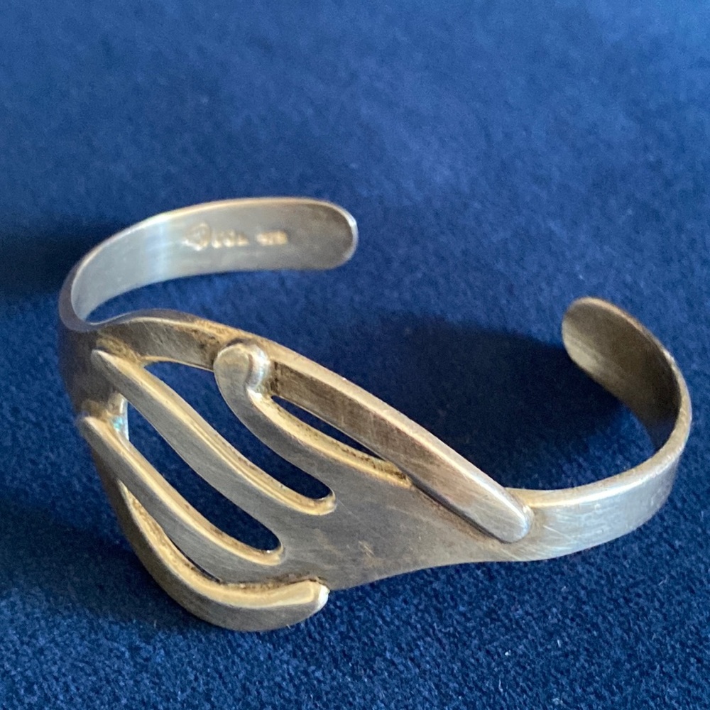 Artisan Vintage Sterling Cuff Bracelet